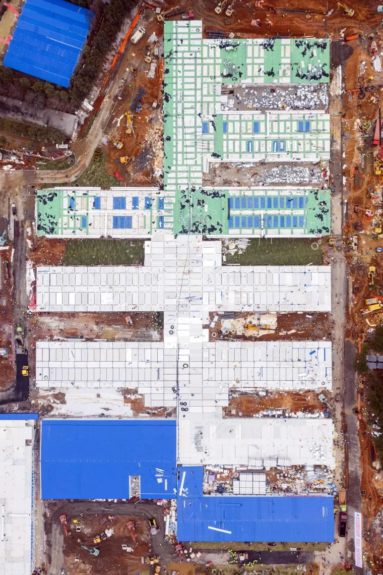 U Wuhanu izgrađena bolnica za samo 11 dana!