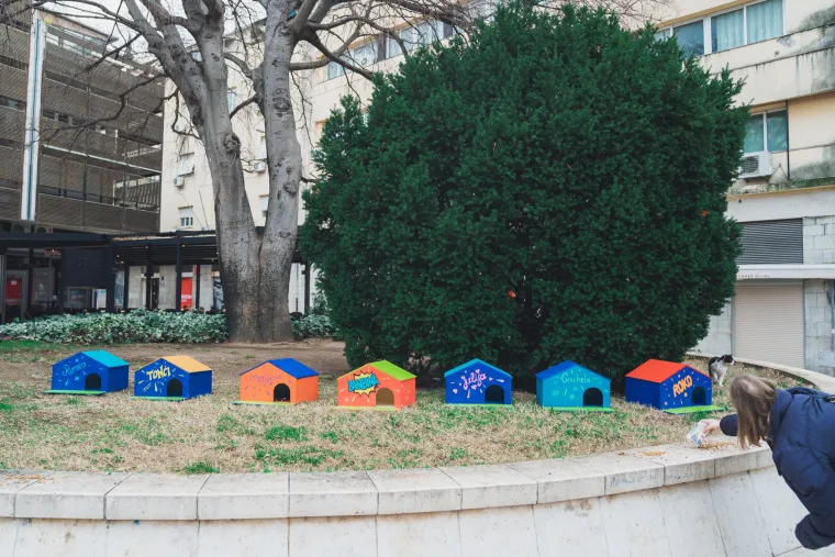 Splitsko kazali&scaron;te sagradilo neodoljivo POS naselje za mačke: 'Dom za mace s kazali&scaron;ne pjace'