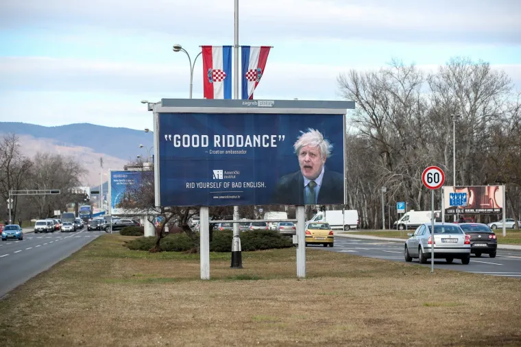 Gaf veleposlanice na plakatima