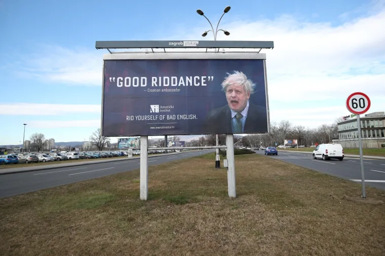 Gaf veleposlanice na plakatima