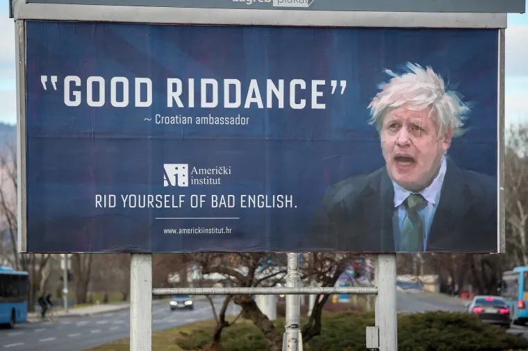 Gaf veleposlanice na plakatima