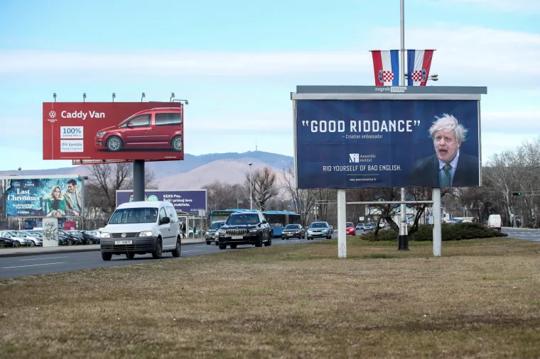 Gaf veleposlanice na plakatima