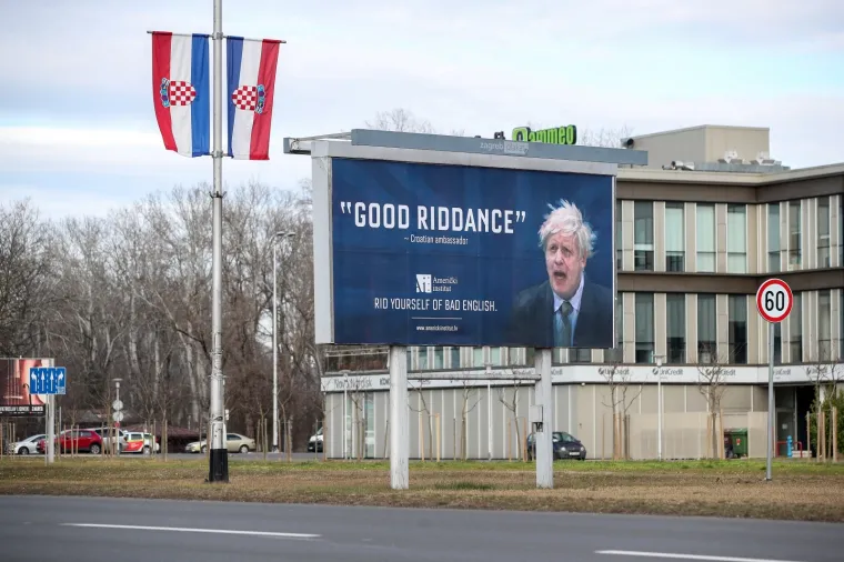 Gaf veleposlanice na plakatima