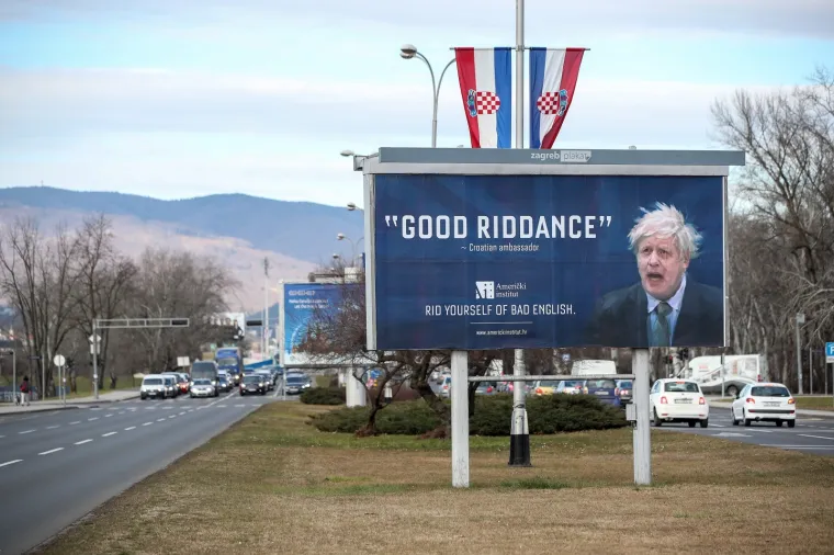 Gaf veleposlanice na plakatima