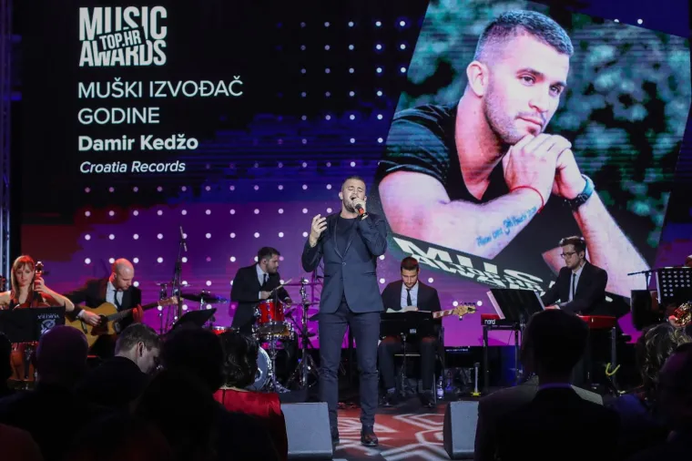 06.02.2020., Zagreb -  U hotelu Esplanade odrzana je dodjela glazbene nagrade Top.hr Music Awards.  Damir Kedzo Photo: Luka Stanzl/PIXSELL