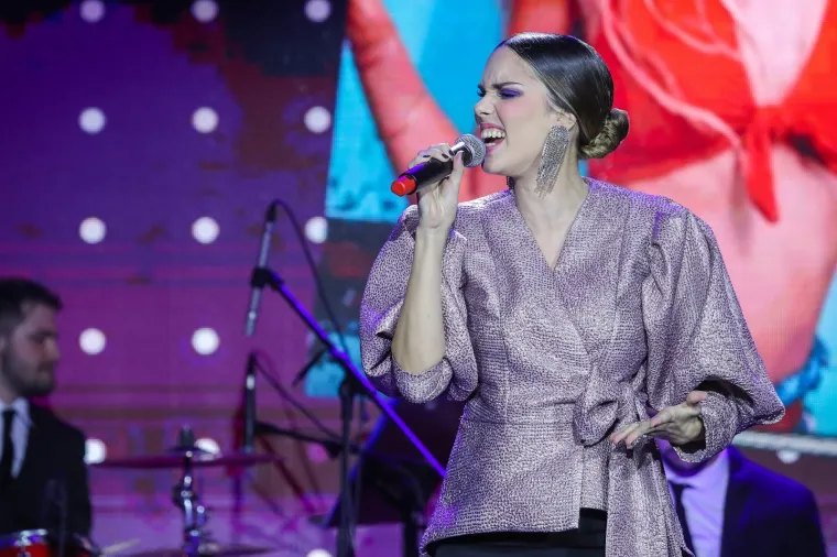 06.02.2020., Zagreb -  U hotelu Esplanade odrzana je dodjela glazbene nagrade Top.hr Music Awards. Franka Batelic. Photo: Luka Stanzl/PIXSELL