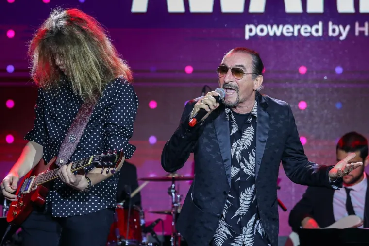 06.02.2020., Zagreb -  U hotelu Esplanade odrzana je dodjela glazbene nagrade Top.hr Music Awards. Zvonimir Bebek, Zeljko Bebek. 
Photo: Luka Stanzl/PIXSELL
