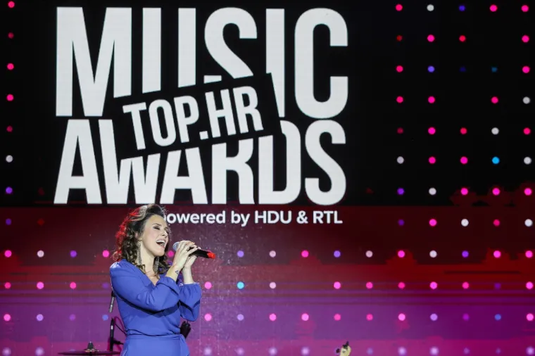 06.02.2020., Zagreb -  U hotelu Esplanade odrzana je dodjela glazbene nagrade Top.hr Music Awards. Natali Dizdar. 
Photo: Luka Stanzl/PIXSELL