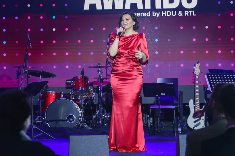 06.02.2020., Zagreb -  U hotelu Esplanade odrzana je dodjela glazbene nagrade Top.hr Music Awards. Nina Badric. 
Photo: Luka Stanzl/PIXSELL