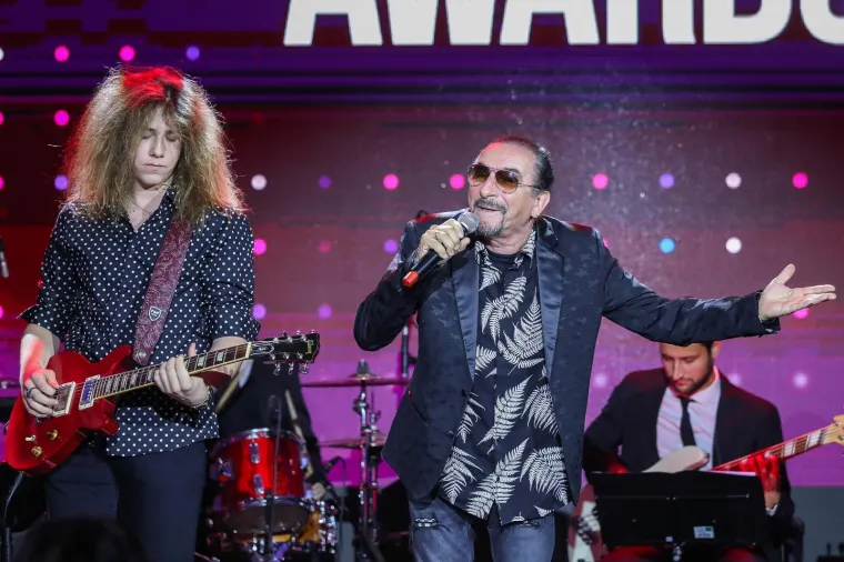 06.02.2020., Zagreb -  U hotelu Esplanade odrzana je dodjela glazbene nagrade Top.hr Music Awards. Zvonimir Bebek, Zeljko Bebek. 
Photo: Luka Stanzl/PIXSELL