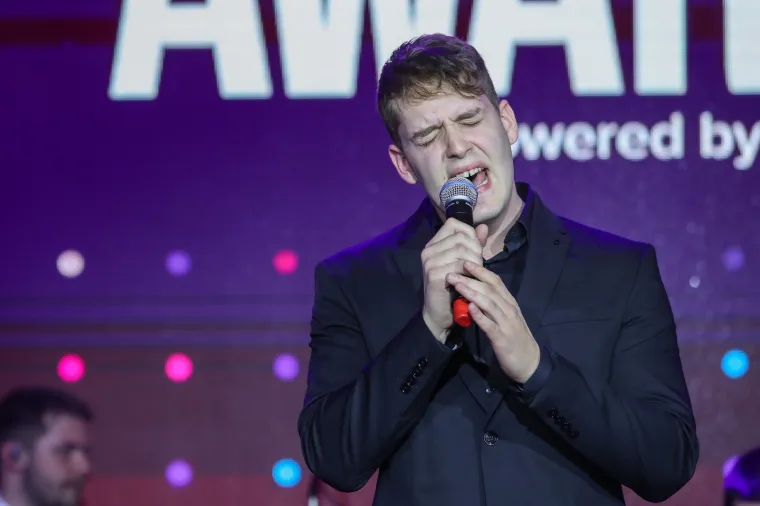 06.02.2020., Zagreb -  U hotelu Esplanade odrzana je dodjela glazbene nagrade Top.hr Music Awards. Jure Brkljaca. 
Photo: Luka Stanzl/PIXSELL