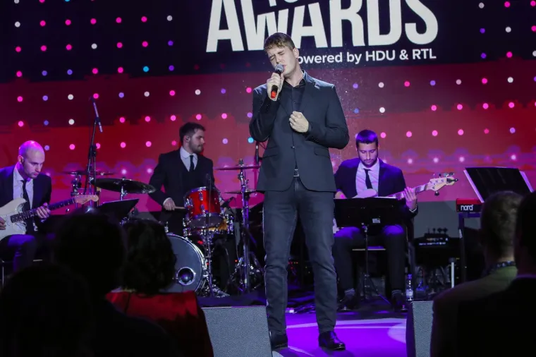 06.02.2020., Zagreb -  U hotelu Esplanade odrzana je dodjela glazbene nagrade Top.hr Music Awards. Jure Brkljaca. 
Photo: Luka Stanzl/PIXSELL