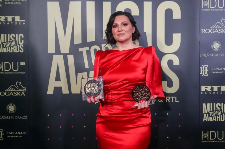 06.02.2020., Zagreb -  Hotel Esplanade, Zagreb - Dodjela glazbene nagrade Top.hr Music Awards. Nina Badric. 
Photo: Luka Stanzl/PIXSELL