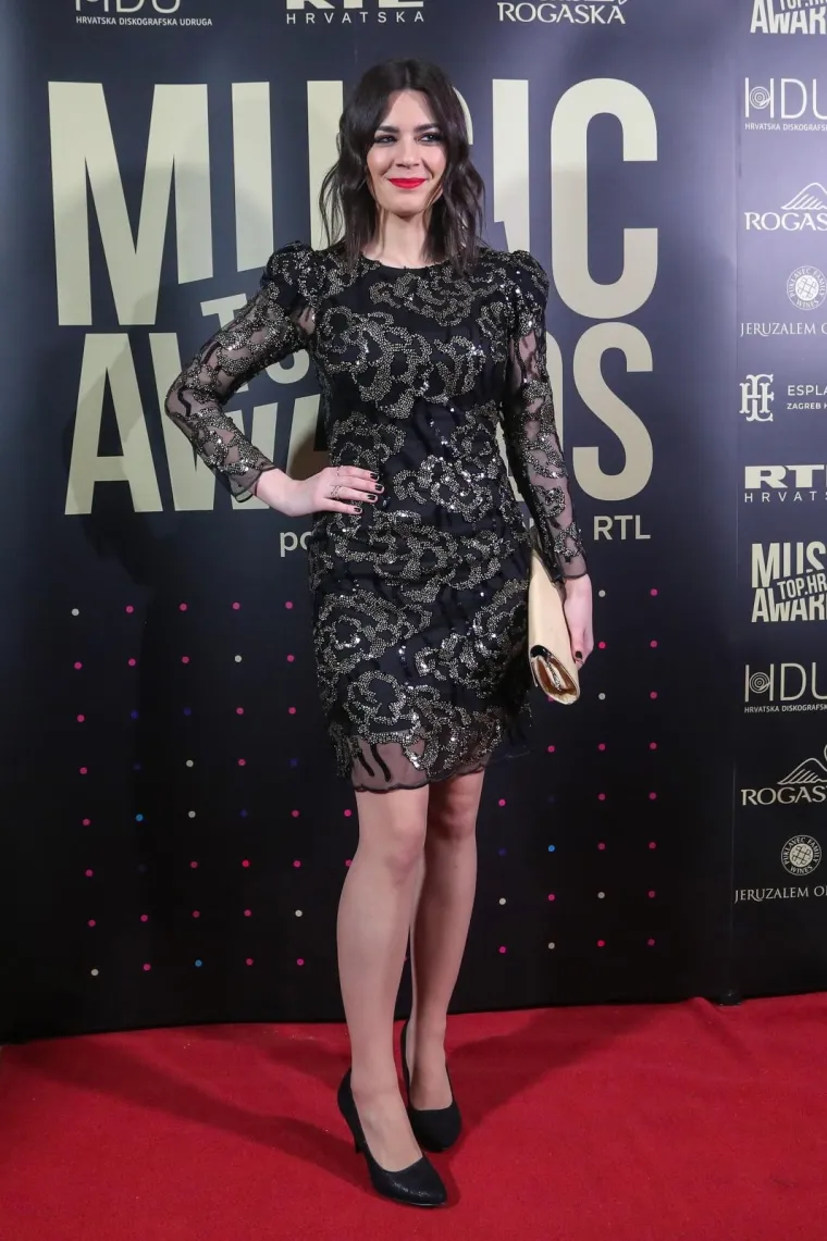 06.02.2020., Zagreb -  U hotelu Esplanade odrzana je dodjela glazbene nagrade Top.hr Music Awards. Mia Dimsic. 
Photo: Luka Stanzl/PIXSELL
