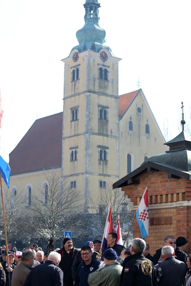 Prosvjed branitelja u Samoboru protiv Beljaka: 'Cilj nam je zaustaviti građanski rat koji se događa'