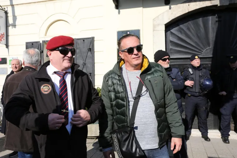 Prosvjed branitelja u Samoboru protiv Beljaka: 'Cilj nam je zaustaviti građanski rat koji se događa'