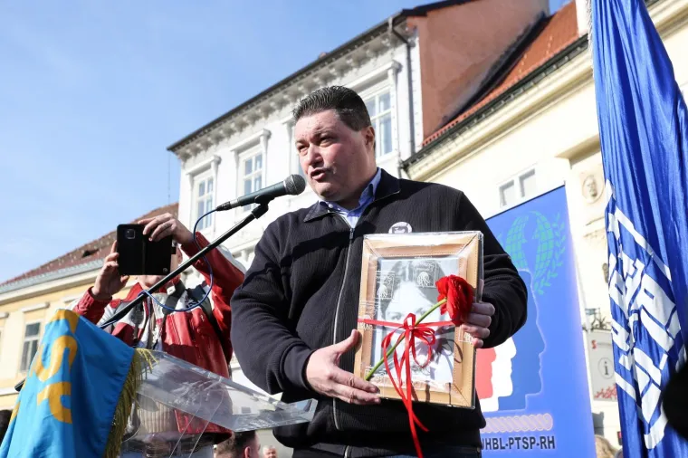 Prosvjed branitelja u Samoboru protiv Beljaka: 'Cilj nam je zaustaviti građanski rat koji se događa'