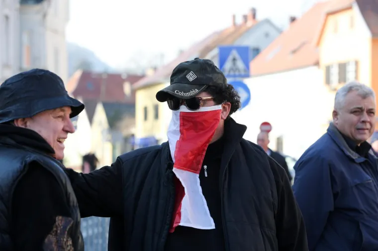 Prosvjed branitelja u Samoboru protiv Beljaka: 'Cilj nam je zaustaviti građanski rat koji se događa'