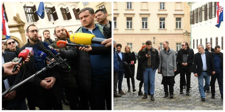 Gradska oporba Plenkoviću pred prozorima: 'Zavr&scaron;ite talačku krizu, oslobodite građane, sve je u va&scaron;im rukama'