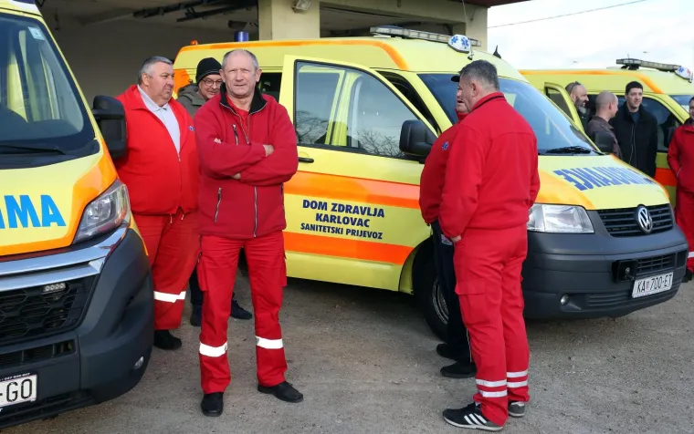 Nezadovoljni plaćama: Vozači djelatnika sanitetskog prijevoza danas su u &scaron;trajku solidarnosti