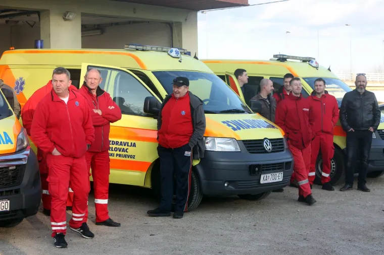 Nezadovoljni plaćama: Vozači djelatnika sanitetskog prijevoza danas su u &scaron;trajku solidarnosti