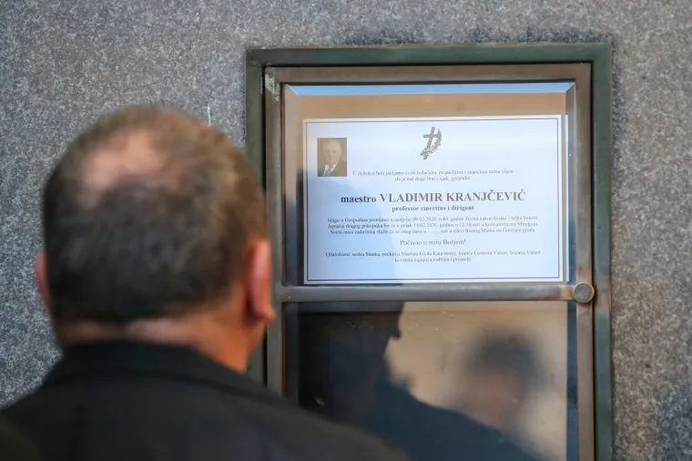 Tuga na Mirogoju: Obitelj, prijatelji i poznanici oprostili se od maestra Vladimira Kranjčevića