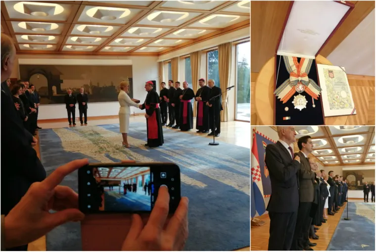 Predsjednica Kolinda Grabar-Kitarović posthumno odlikovala kardinala Franju Kuharića