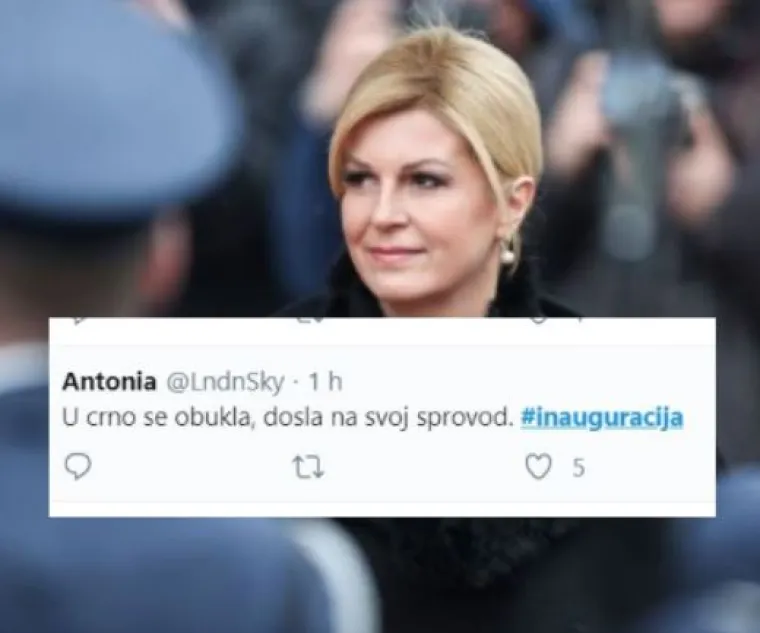 'Kolinda u crnom, do&scaron;la si je na sprovod': Ovo su 'najlajkaniji' komentari s inauguracije