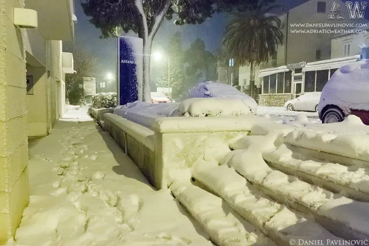 Ovako je izgledao Dubrovnik prije točno 11 godina! Poharala ga je jedna od najjačih snježnih mećava 'Tara'