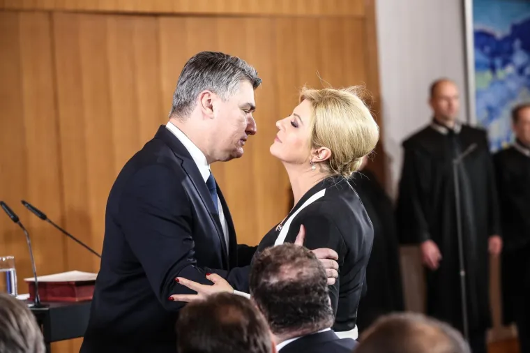 Igrala na sigurno: Biv&scaron;a predsjednica se u jednostavnoj crnoj haljini oprostila od Pantovčaka