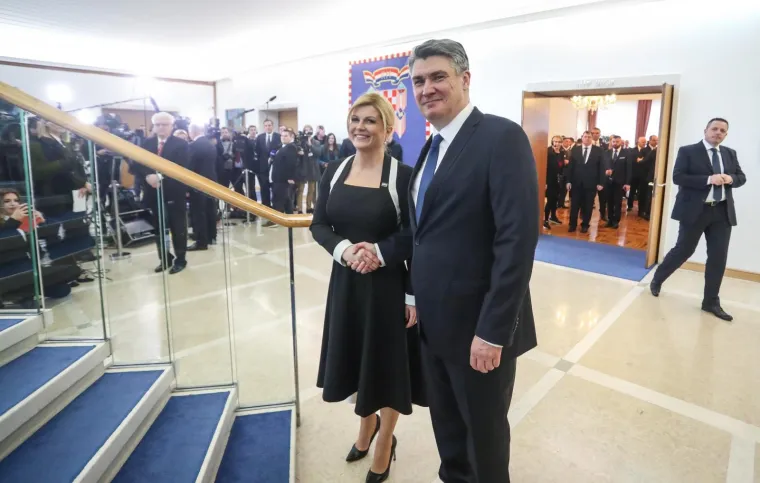 Za inauguraciju novog predsjednika, biv&scaron;a predsjednica je izabrala je crnu odjevnu kombinaciju.