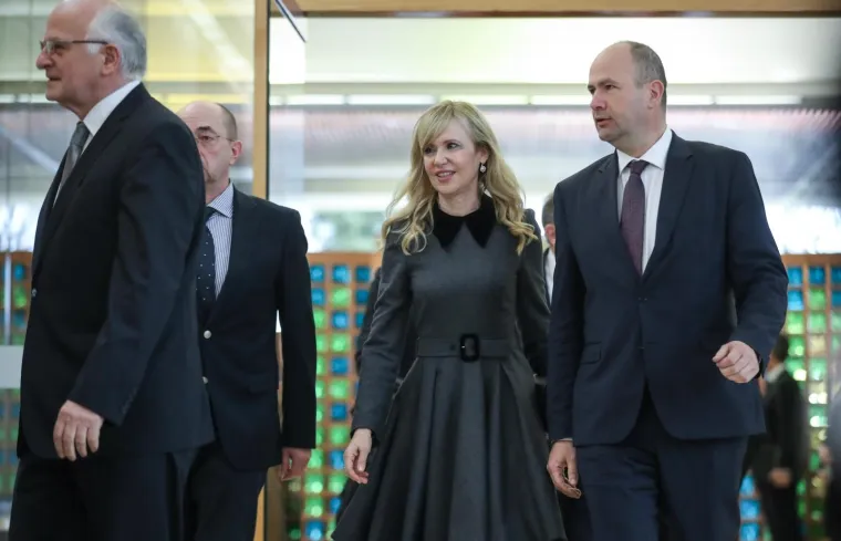 Svečana ceremonija inauguracije izabranog predsjednika Republike Hrvatske Zorana Milanovića.  
 Ingrid Antičević Marinović Photo: Slavko Midzor/PIXSELL