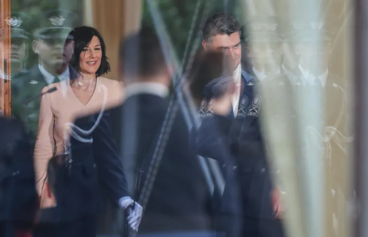 Svečana ceremonija inauguracije izabranog predsjednika Republike Hrvatske Zorana Milanovića.  Photo: Slavko Midzor/PIXSELL