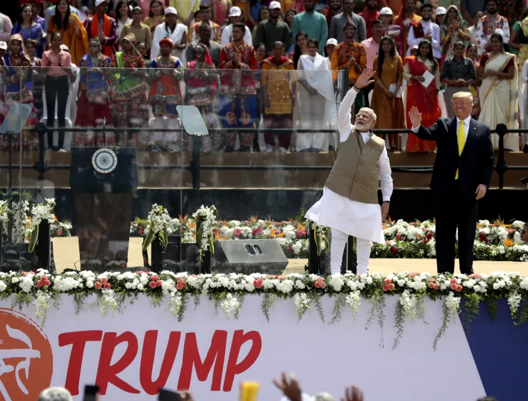 Sprema se veliki sporazum: Vi&scaron;e od 100.000 Indijaca srdačno pozdravilo američkog predsjednika