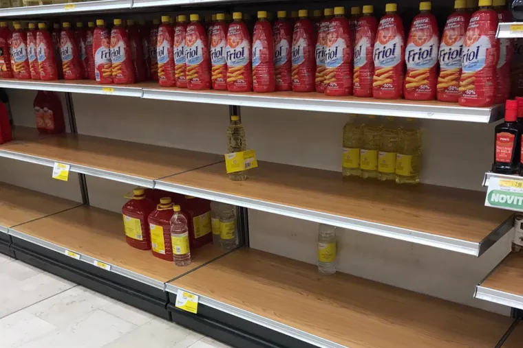 Građani zbog koronavirusa masovno odlaze u trgovačke centre kako bi se opskrbili zalihama hrane i ostalim potrep&scaron;tinama