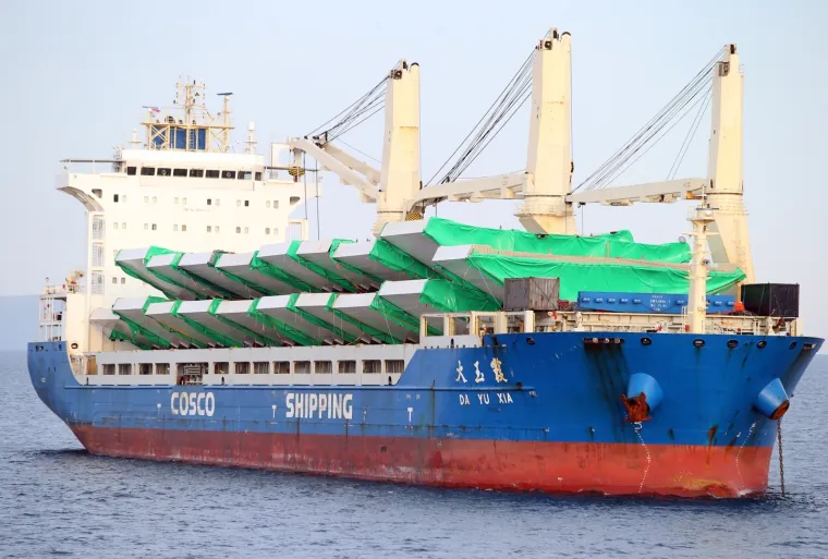 Kod Ploča usidrio se brod iz Kine s dijelovima za izgradnju Pelje&scaron;kog mosta