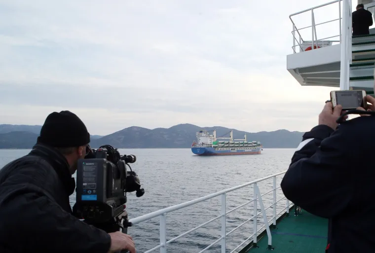 Kod Ploča usidrio se brod iz Kine s dijelovima za izgradnju Pelje&scaron;kog mosta