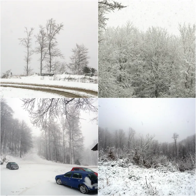 Zima pokazala zube: Snježni pokrivač zabijelio Liku i Sljeme, pogledajte idilične prizore