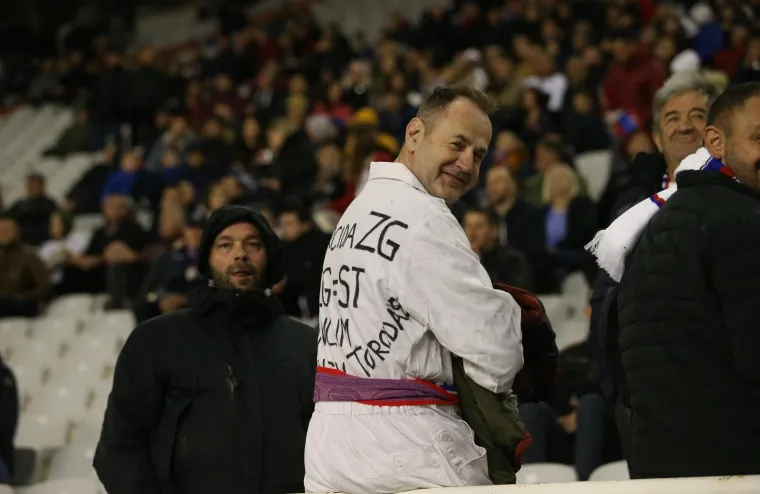 04.03.2020., stadion Poljud, Split - Hrvatski Telekom Prva liga, 25. kolo, HNK Hajduk - GNK Dinamo. Atmosfera prije pocetka utakmice.Photo: Ivo Cagalj/PIXSELL