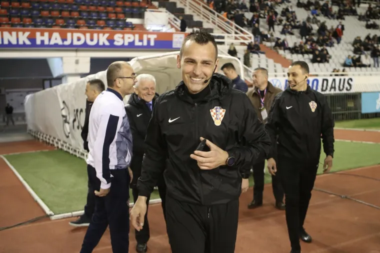 04.03.2020., stadion Poljud, Split - Hrvatski Telekom Prva liga, 25. kolo, HNK Hajduk - GNK Dinamo. Atmosfera prije pocetka utakmice.Ivan Bebek Photo: Ivo Cagalj/PIXSELL