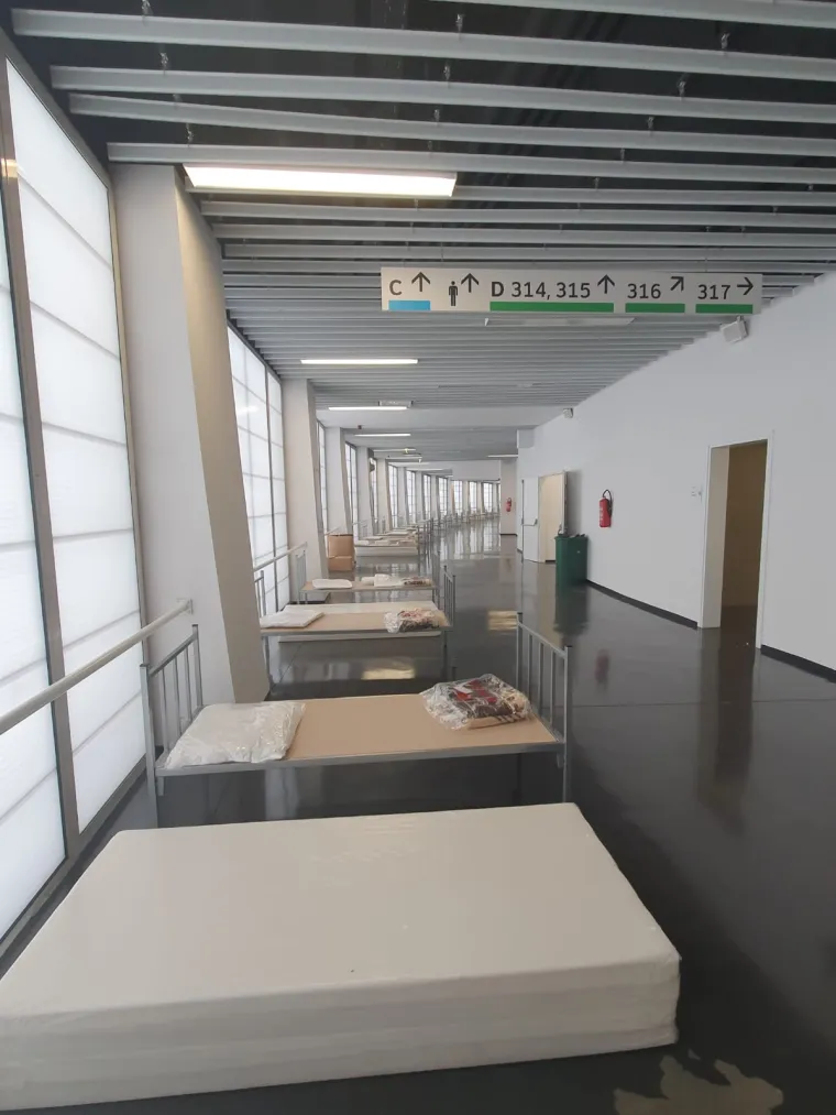 Privremena bolnica: Ministar Bero&scaron; u obilasku Arene u kojoj će biti smje&scaron;teni oboljeli od kornavirusa