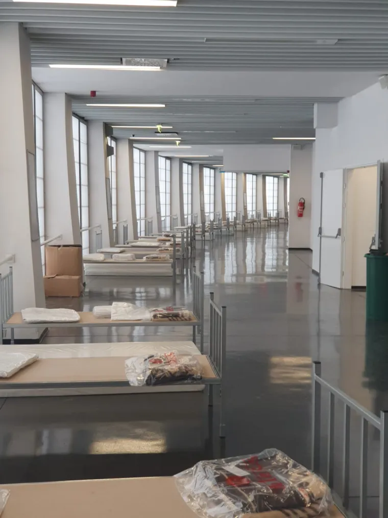 Privremena bolnica: Ministar Bero&scaron; u obilasku Arene u kojoj će biti smje&scaron;teni oboljeli od kornavirusa