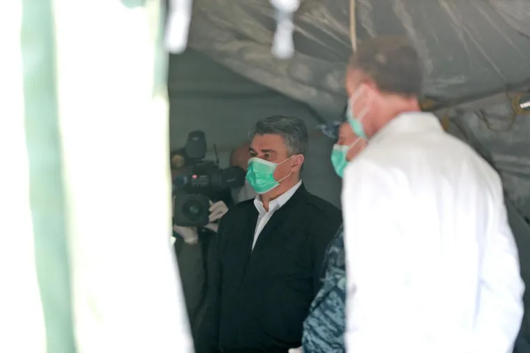 Predsjednik Milanović obi&scaron;ao &scaron;atorsku bolnicu u Dubravi: 'Nema potrebe za uvođenjem izvanrednog stanja'