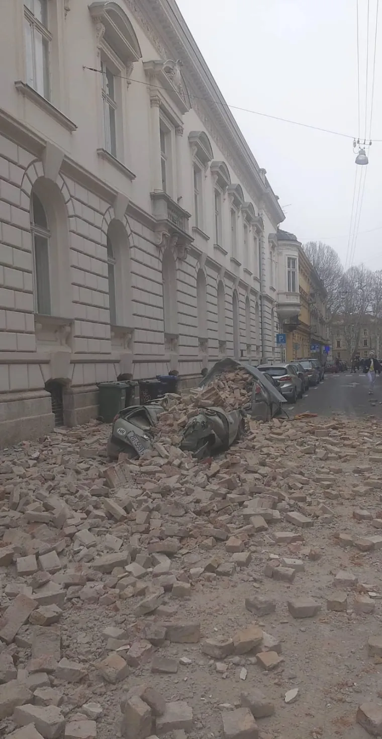 &Scaron;ok za metropolu: Apokaliptične fotografije Zagreba nakon potresa!