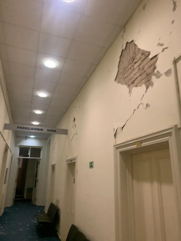 Razorni potres u Zagrebu uni&scaron;tio je i zgradu Županijskog suda