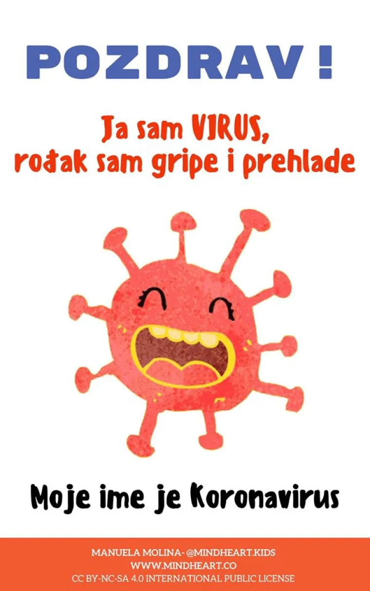 Neobičan gost u posjeti: Roditelji, razgovarajte s djecom o virusu! Slikovnica će pomoći
