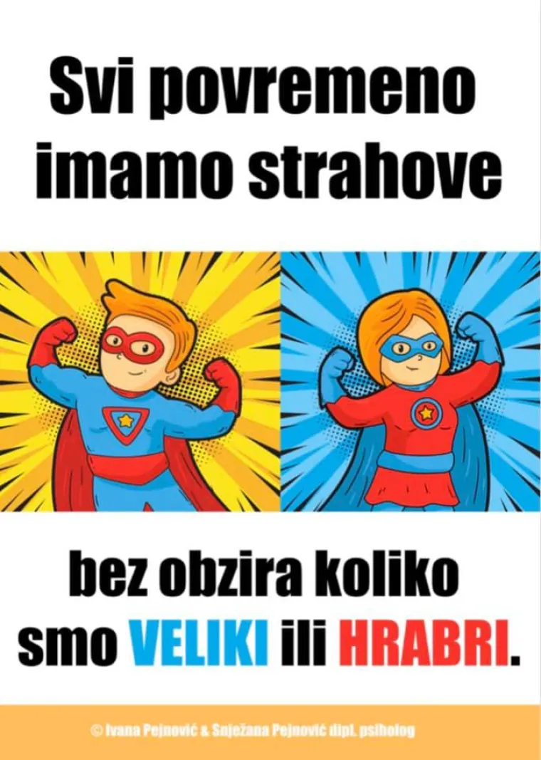 Slikovnica za male superjunake: &Scaron;to da radim kad se bojim? Strah se najvi&scaron;e boji smijeha!