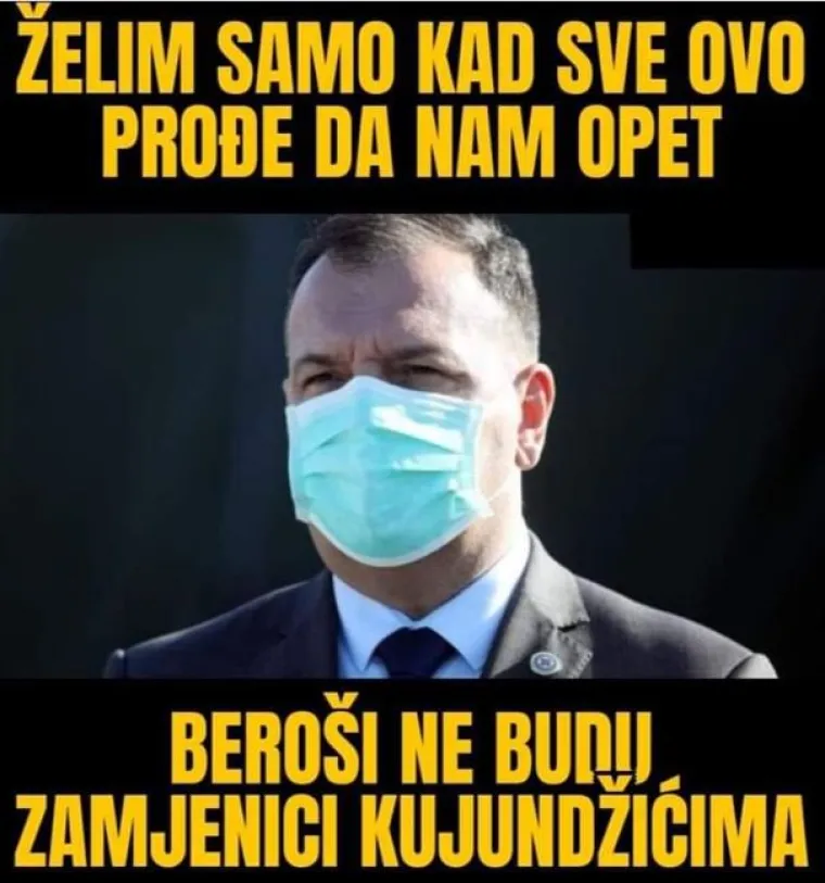 Moj prijatelj Vili: Ministra zdravstva svi obožavaju, internet je pun 'slatkih' &scaron;ala na njegov račun