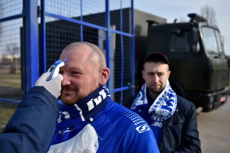 Ovako izgleda ulazak na stadion u Minsku, odnosno izgledao je tijekom subote.
