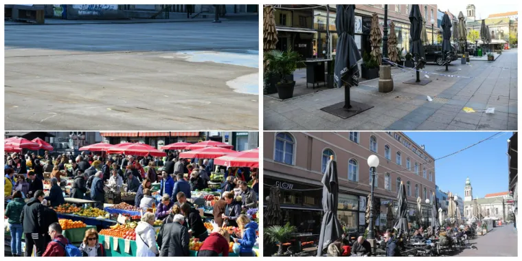 Gužve i žamor na zagrebačkim ulicama zamijenila je ti&scaron;ina